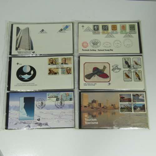 Collection of over 60 SA First Day covers and lot of extra items