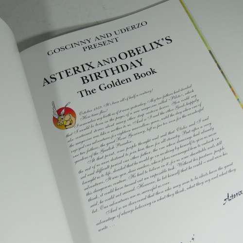 Asterix and Obelix Birthday - The Golden book - Volume 34 - By Rene Goscinny