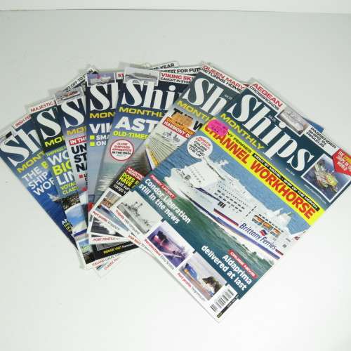 Lot of 7 Ships Monthly magazines