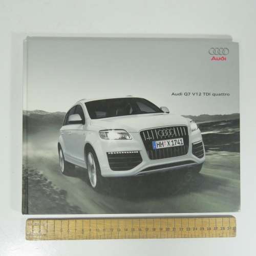 Audi Q7 V12 TDI Quattro brochure booklet