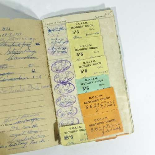 Oorspronklike Hulpsame Christelike Broedersbond Spaarboekie - Funeral service plan