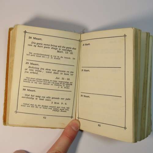 1955 CSV verjaarsdag boekie - Skaars