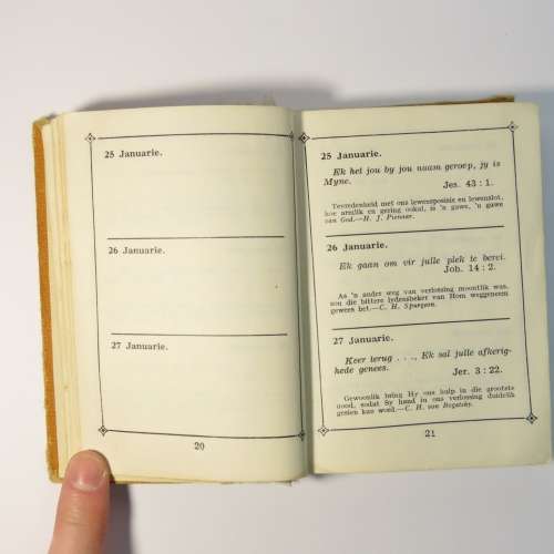 1955 CSV verjaarsdag boekie - Skaars
