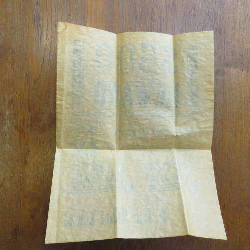 $500 Reward for Jesse James - No 208 Authentic Replica on Antiqued parchment - Size 36 x 28 cm