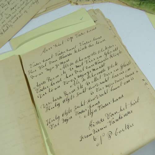 Rare lot of letters by the Coetzee family between the husband in Diyatalawa camp in Ceylon and wife