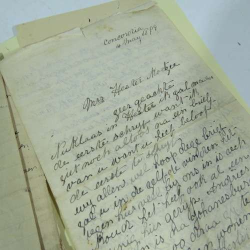 Rare lot of letters by the Coetzee family between the husband in Diyatalawa camp in Ceylon and wife