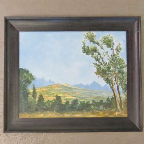 1948 Painting by J.J Vellekoop on canvas