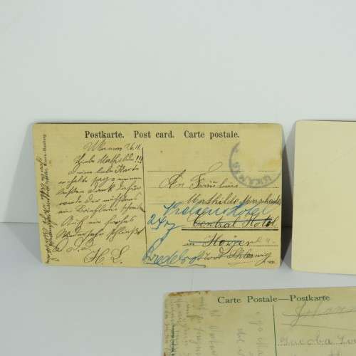 3 Antique DSWA postcards with scenes from Keetmanshoop, South West Africa