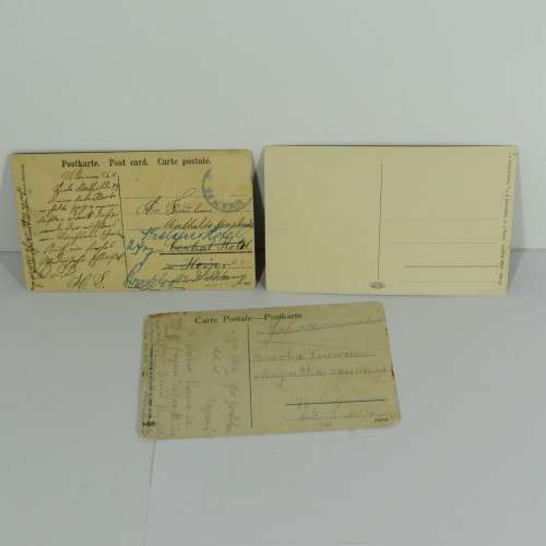 3 Antique DSWA postcards with scenes from Keetmanshoop, South West Africa