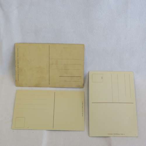 3 Antique DSWA postcards with scenes from Windhoek, South West Africa