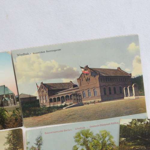 27 Antique DSWA postcards all with scenes from Windhoek, South West Africa