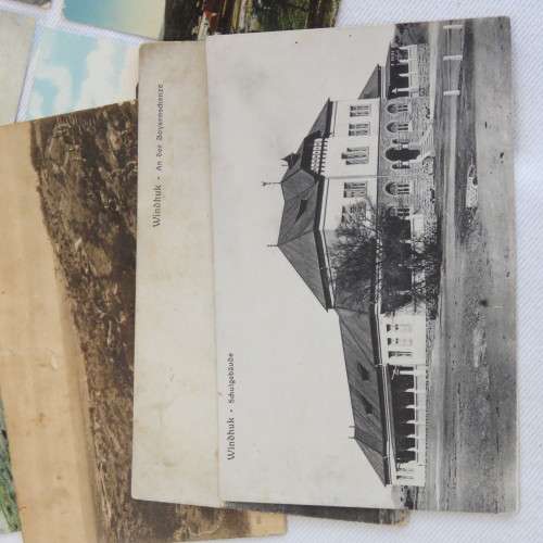 27 Antique DSWA postcards all with scenes from Windhoek, South West Africa