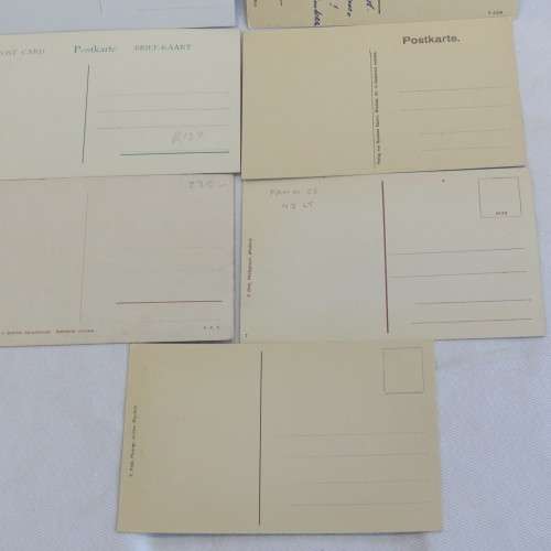 7 Antique DSWA postcards with scenes from Windhoek, South West Africa