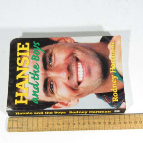 Book `Hansie and the Boys` presented by Author to SA Cricket coach Bob Woolmer