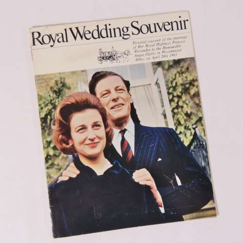 Royal Wedding souvenir Princess Alexandra and Angus Ogilvy 1963