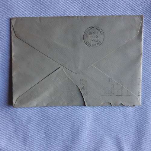 Airmail cover from Edinburgh to Madras, India with sixpence stamp - Dated 4 November 1932
