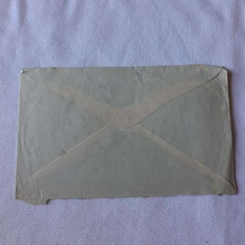 Airmail cover from Hastings, New Zealand to Cape Town, South Africa with 2x2d, 2x6d stamps