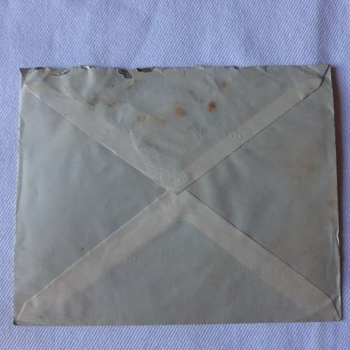 Postal cover from Rottendam, Netherlands to Cape Town, South Africa with 12 1/2 cent stamp