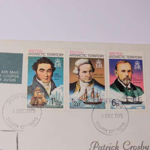 Airmail cover from Signy Islands South Orkneys to Pietermaritzburg, South Africa