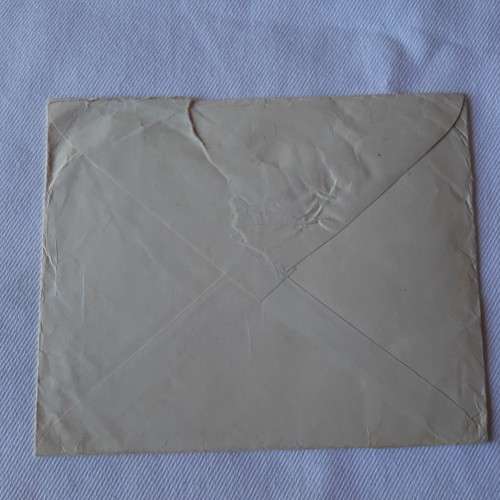 Airmail cover from Hastings, New Zealand to Cape Town, South Africa with 7 New Zealand stamps