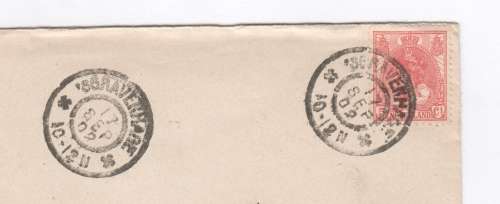 Postal cover from Gravenhage, Nehterlands toSchiedam, Netherlands - 17 Septermber 1902 -