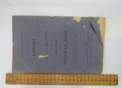 Cape of Good Hope report of the select committee on the petition of Stephan Bros. - 1890