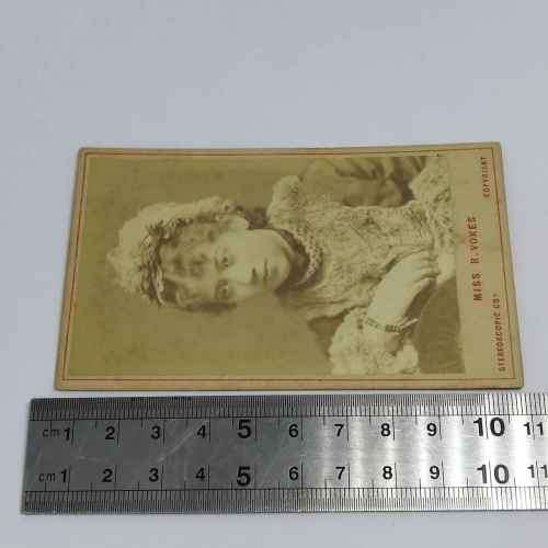 Antique photo of Rosina Vokes - British burlesque actress and dancer cicra 1870`s