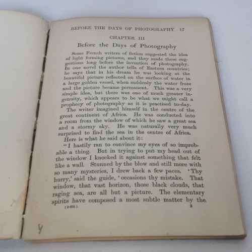 Rambles in Science - How Photography came to about by Charles R.Gibson - 1926 Edition
