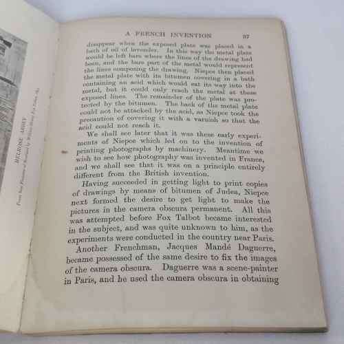 Rambles in Science - How Photography came to about by Charles R.Gibson - 1926 Edition