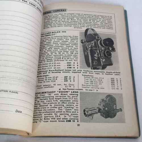 The Photographic Blue Book 1956/7 edition - Wallace Heaton Ltd