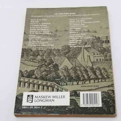 William Shakespeare - Twelfth Night - Stratford series