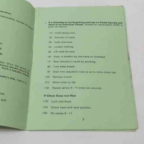 RAMC 251 ( Sunderland ) Field Ambulance Aid-Memoire First Aid booklet