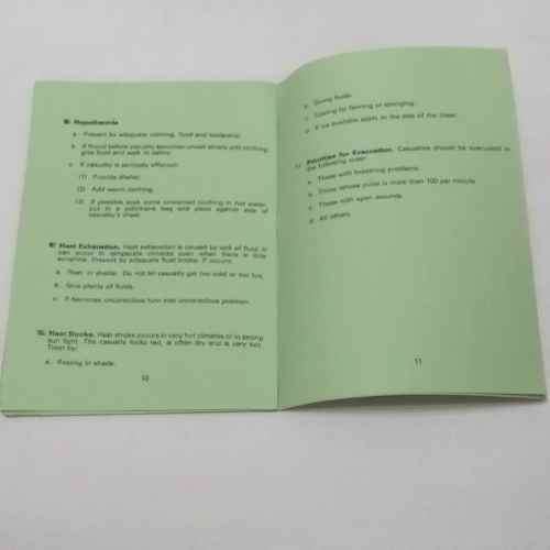 RAMC 251 ( Sunderland ) Field Ambulance Aid-Memoire First Aid booklet