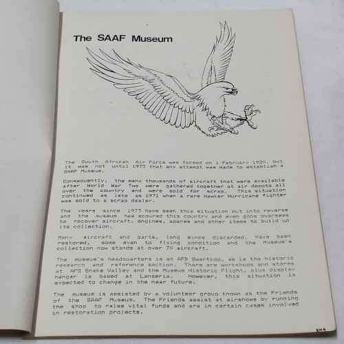 The SA Air Force Museum information book