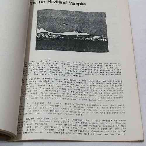 The SA Air Force Museum information book