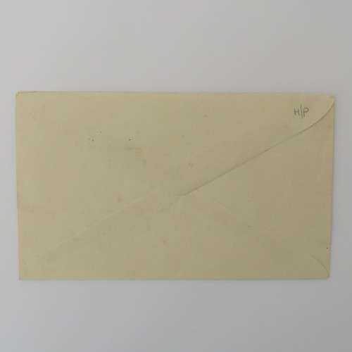First Flight cover Barcelona to London 23 October 1950 with 3 Spanish stamps and airmail tag