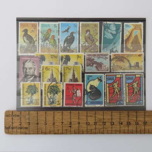 South West Africa lot of 19 early stamps - Some scarce ones