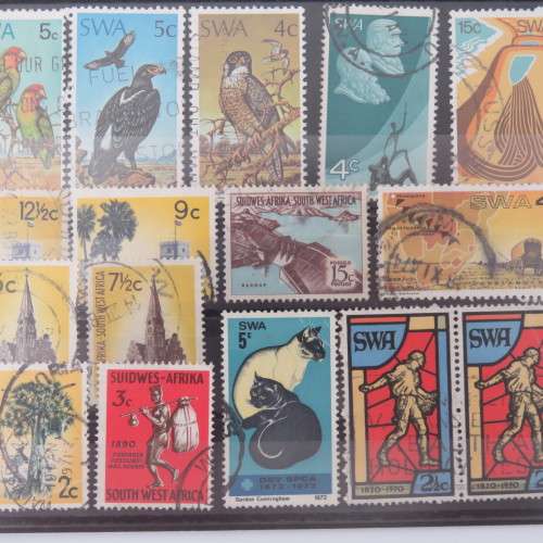 South West Africa lot of 19 early stamps - Some scarce ones
