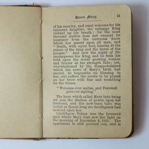 The Story of Queen Mary by A.H Millar - Pocket size book