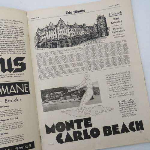 Die Woche 23 May 1931 magazine - Good condition