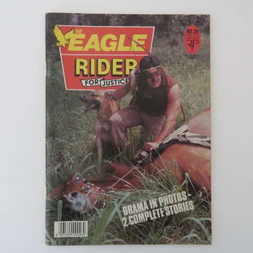 Photo book no 7 The Eagle & Rider for Justice in English (Arend van die oerwoud & Ruiter in Swart)