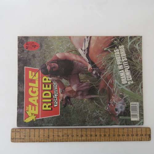Photo book no 7 The Eagle & Rider for Justice in English (Arend van die oerwoud & Ruiter in Swart)