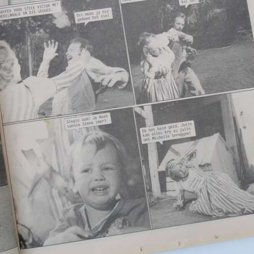 Fotoboekie Dubbel uitgawe no 35 Arend van die oerwoud and Tanya die vegter - Klein vlek op voorblad