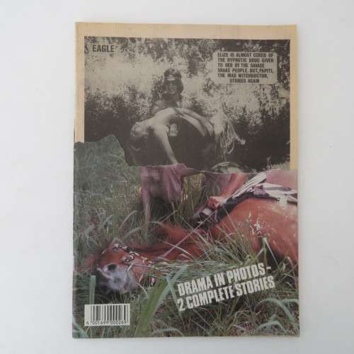 Fotoboekie - Rider (Ruiter in swart) and Eagle (Wit Tier) in Engels - Skaars - Voorblad beskadig