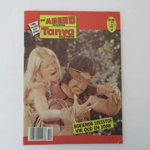 Fotoboekie Dubbel uitgawe no 57 Arend van die oerwoud and Tanya die vegter - Baie goeie toestand