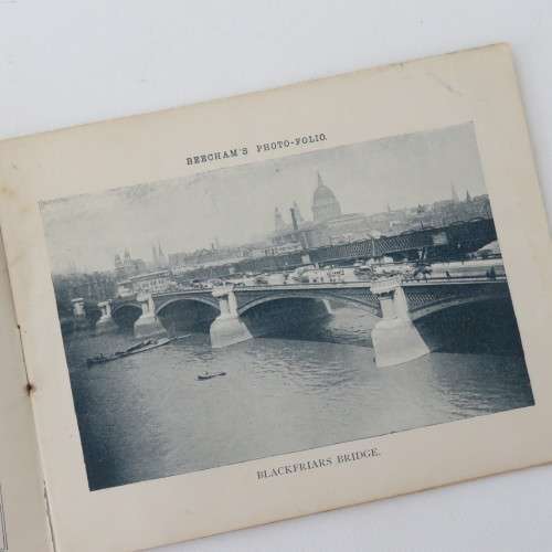 3 x Early 1900`s photo-folio booklets with photographic views of London and suburbs