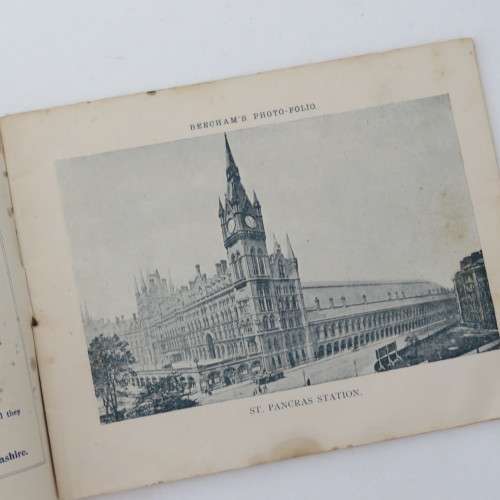 3 x Early 1900`s photo-folio booklets with photographic views of London and suburbs