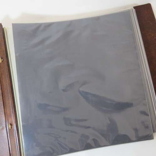 Banknote/document/FDC album with space for 58 X large items