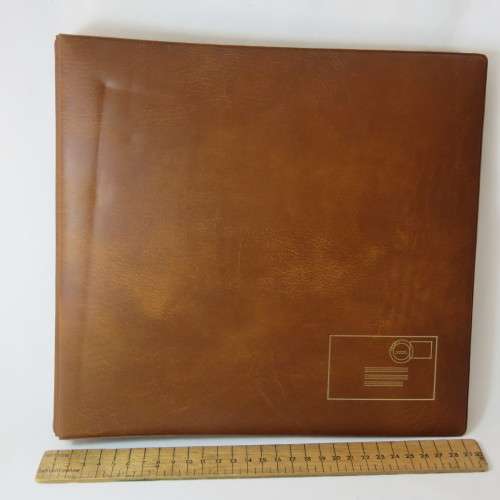 Banknote/FDC album with 128 large pouches - Used album