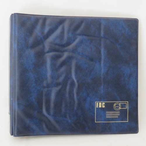 FDC/Banknote album with space for 64 normal and 10 large first day covers